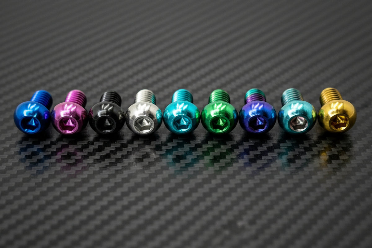 Titanium M6x1.0x12mm Button Head Bolt (Aerospace Grade)