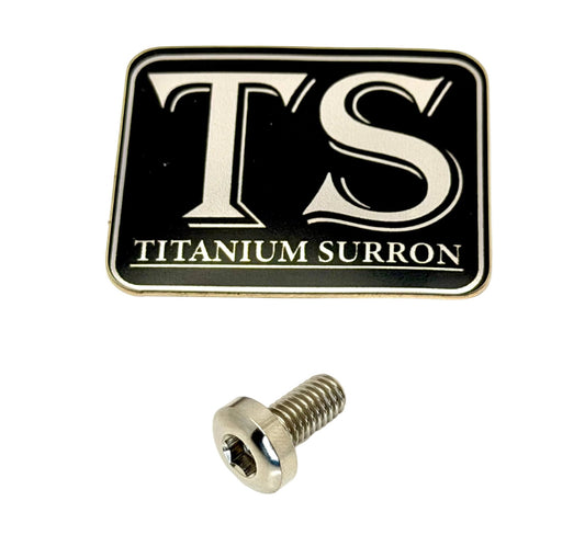 Titanium M6x1.0x12mm Low Profile Head Bolt (Aerospace Grade)