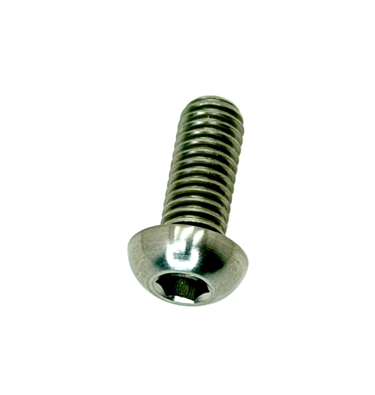 Titanium M6x1.0x14mm Button Head Bolt (Aerospace Grade)