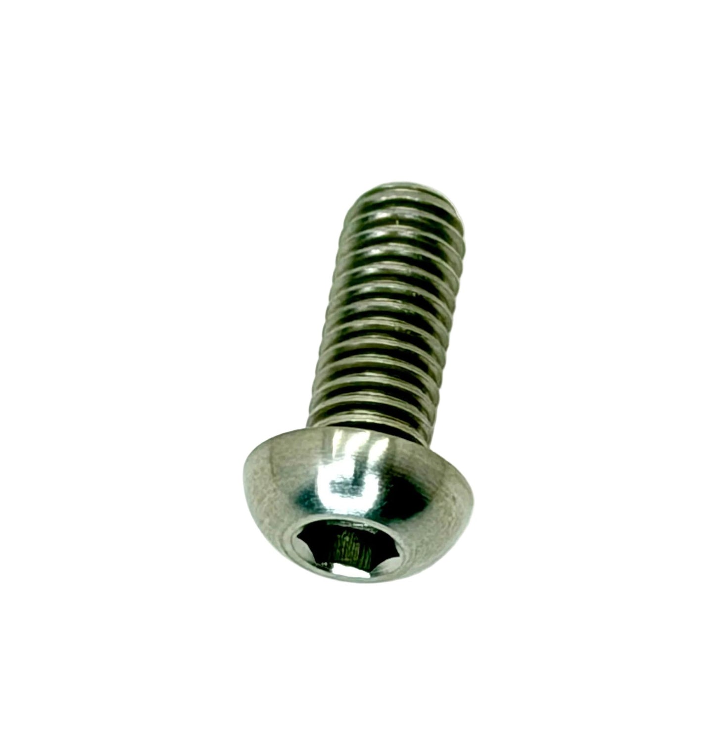 Titanium M6x1.0x16mm Button Head Bolt (Aerospace Grade)