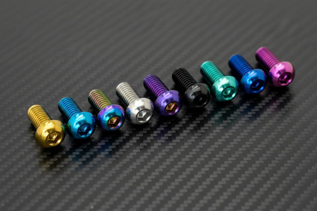 Titanium M6x1.0x16mm Button Head Bolt (Aerospace Grade)