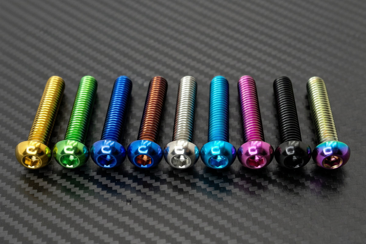 Titanium M6x1.0x20mm Button Head Bolt (Aerospace Grade)