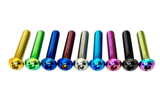 Titanium M6x1.0x20mm Button Head Bolt (Aerospace Grade)