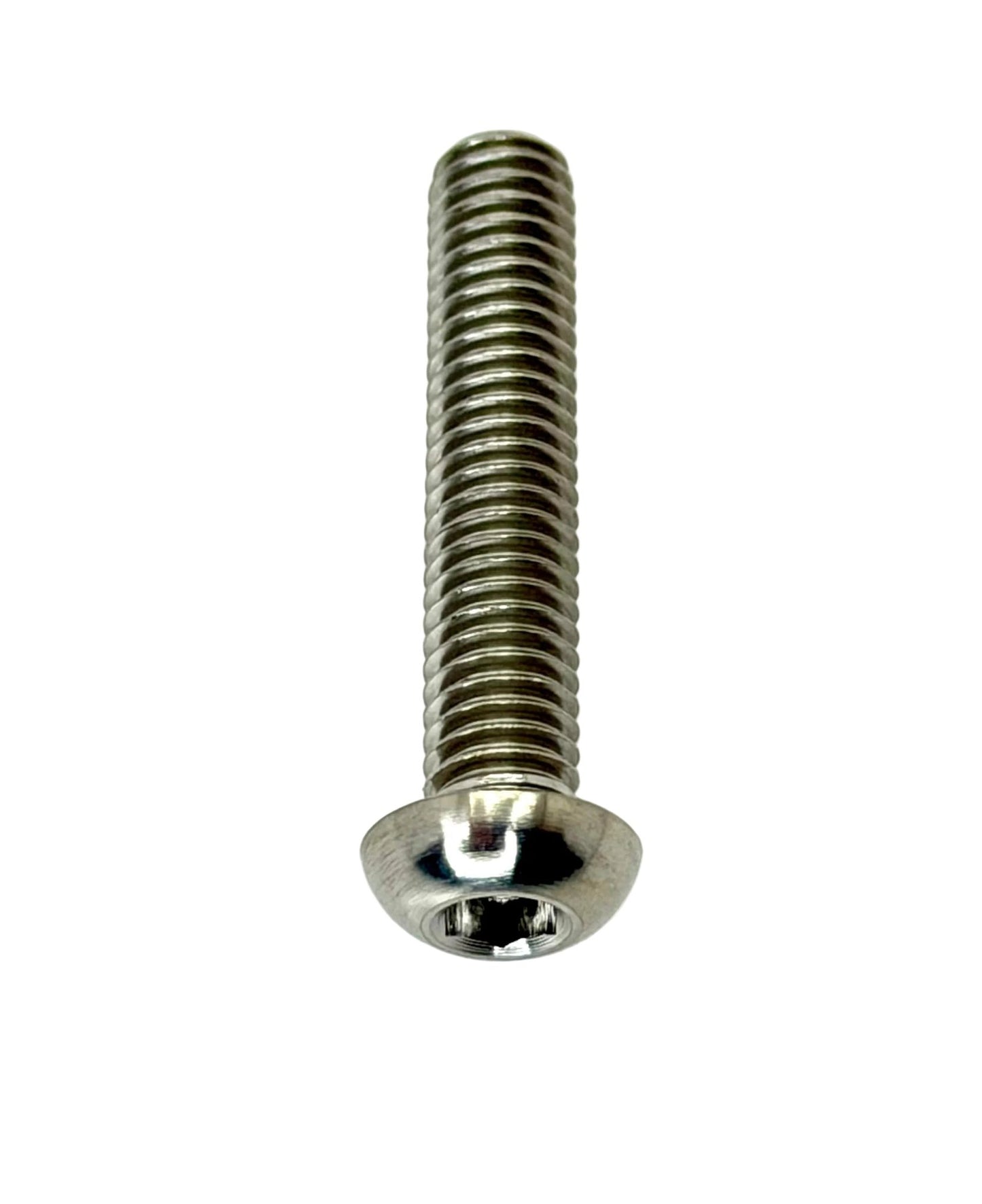 Titanium M6x1.0x30mm Button Head Bolt (Aerospace Grade)