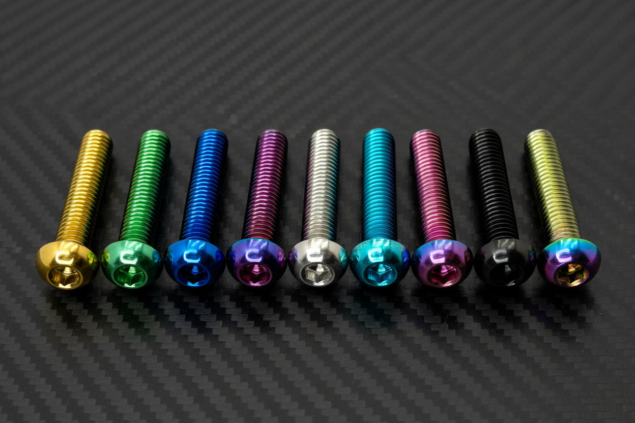Titanium M6x1.0x30mm Button Head Bolt (Aerospace Grade)