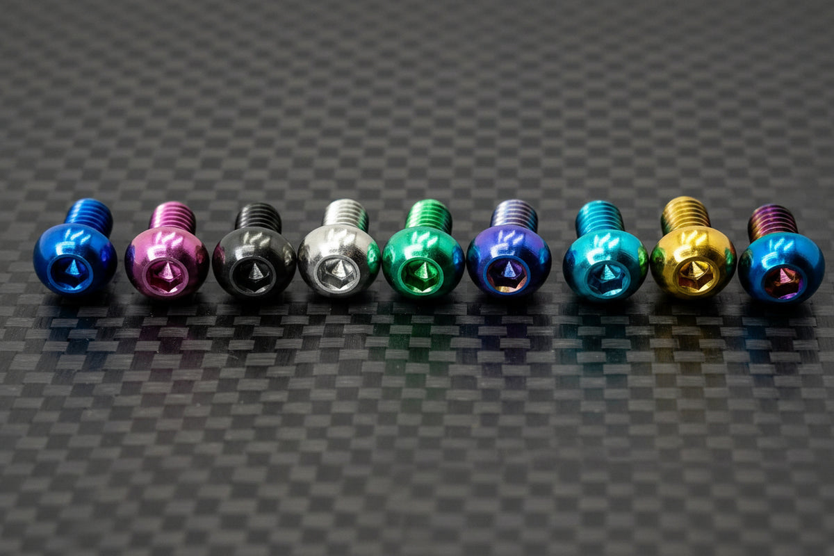 Titanium M6x1.0x8mm Button Head Bolt (Aerospace Grade)