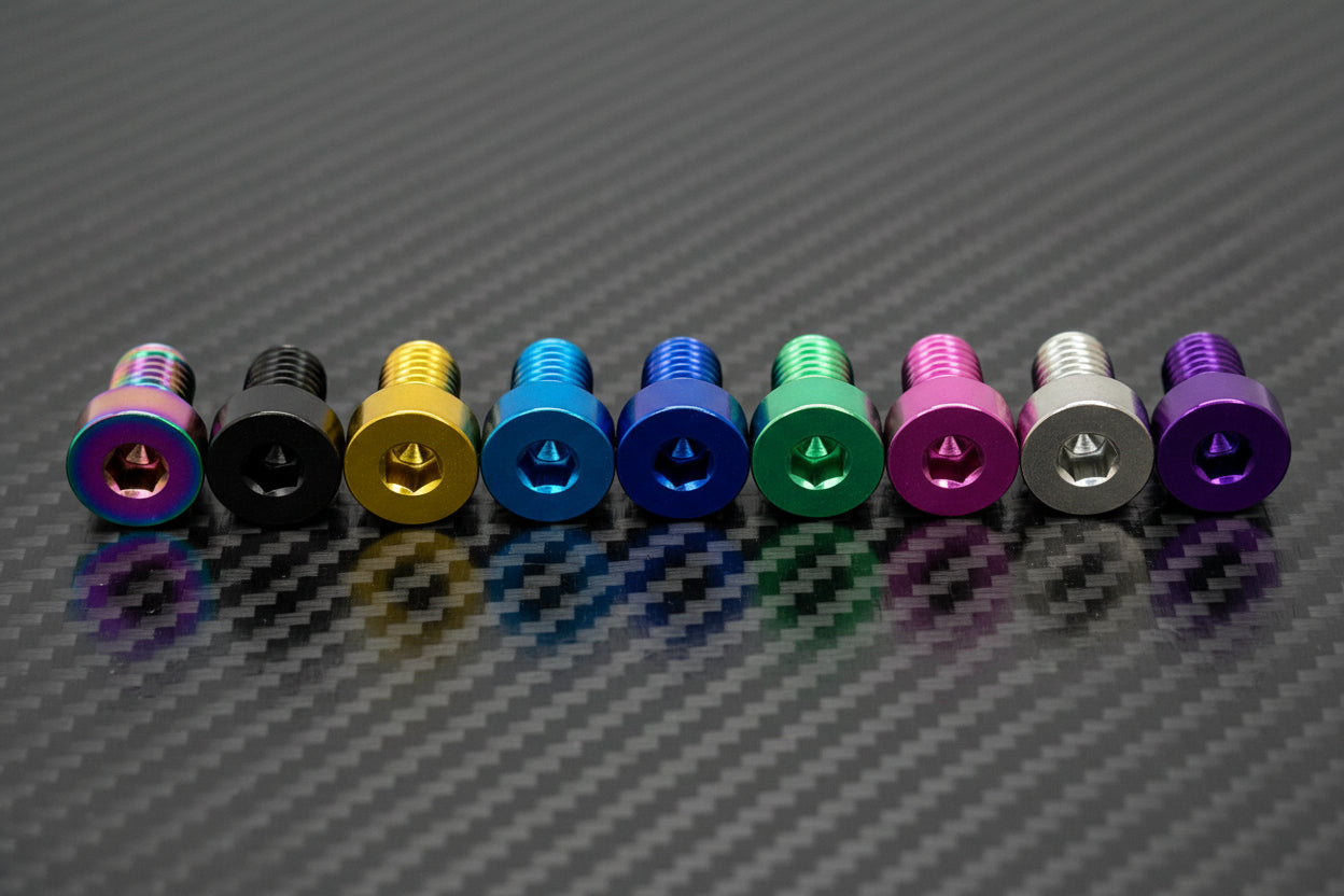 Titanium M8x1.25x12mm Low Profile Socket Head Bolt (Aerospace Grade)