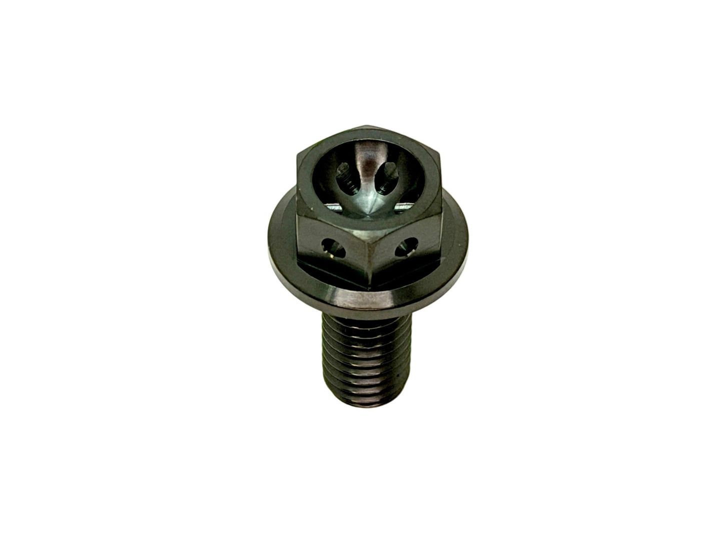 Titanium M8x1.25x18mm Hex Flange Bolt (Aerospace Grade)