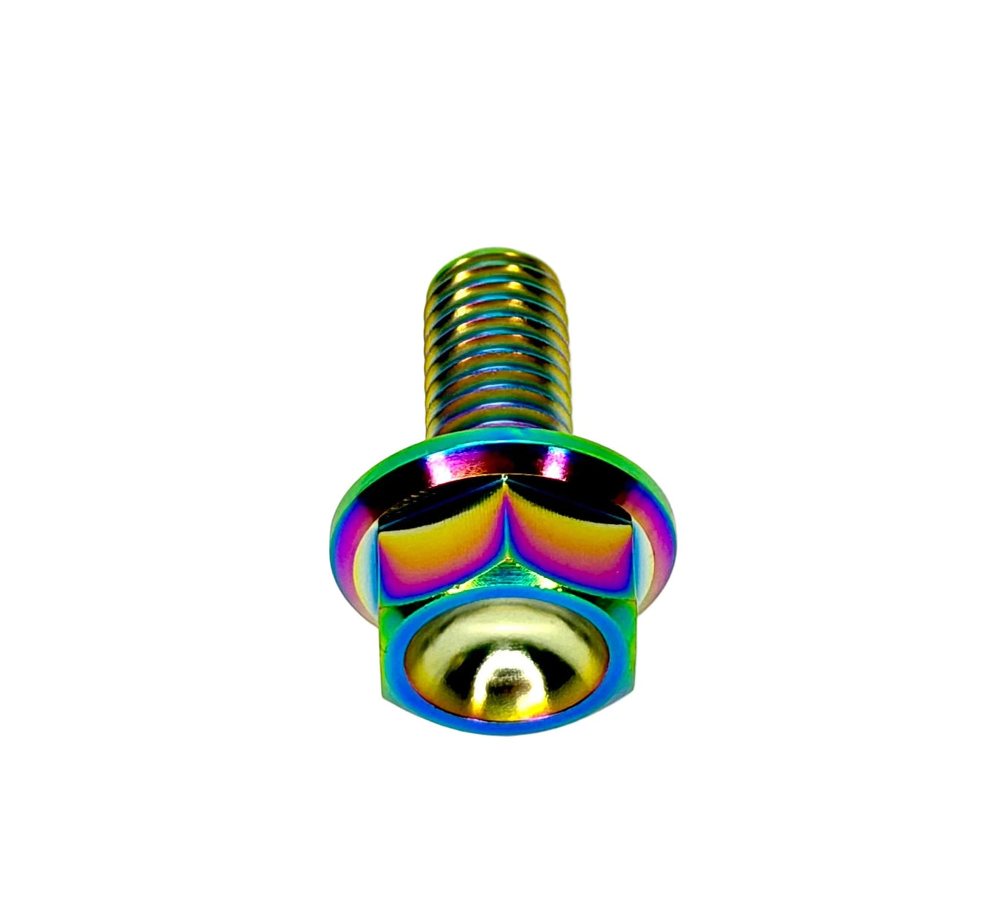 Titanium M8x1.25x18mm Hex Flange Bolt (Aerospace Grade)
