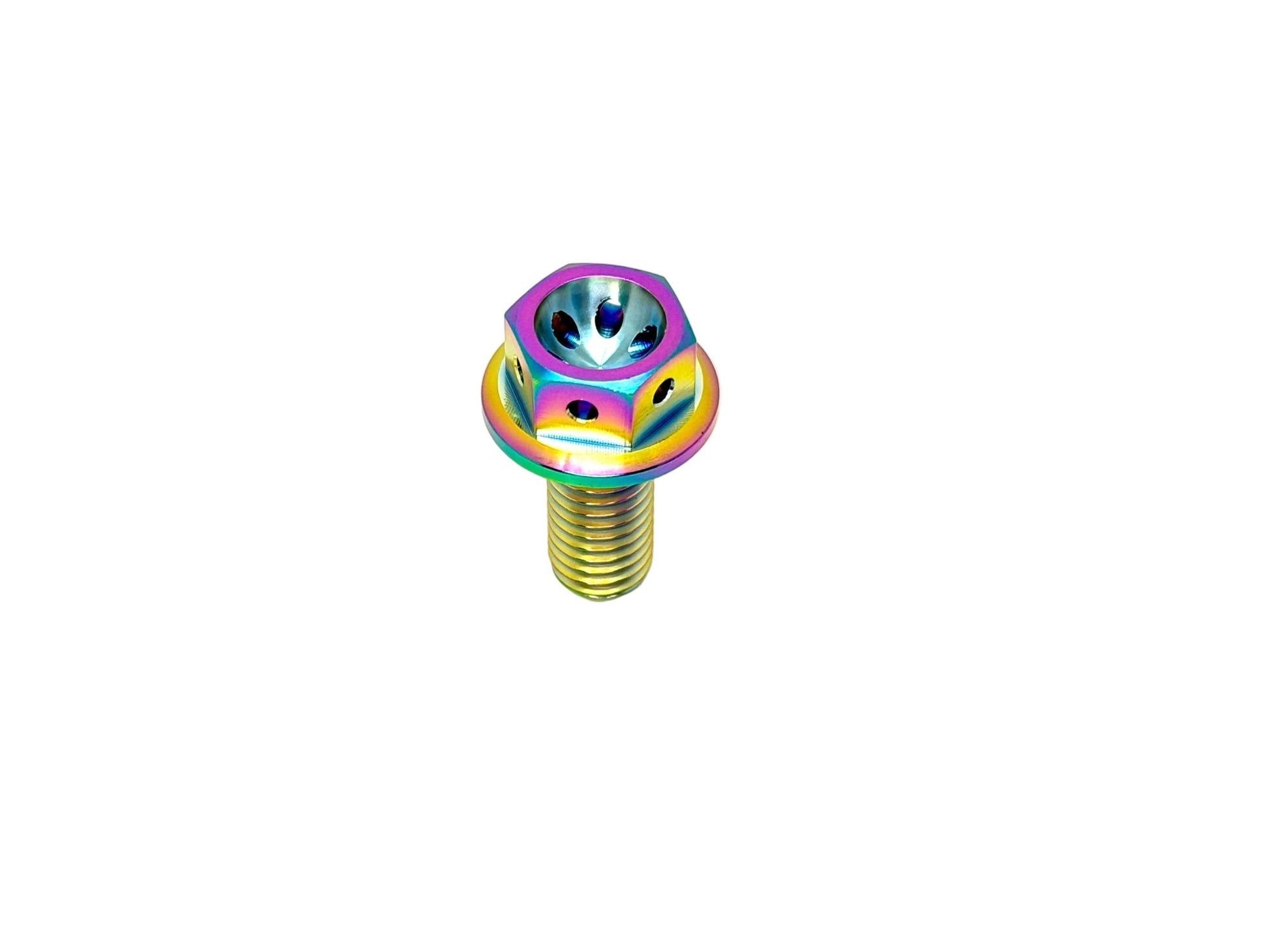 Titanium M8x1.25x18mm Hex Flange Bolt (Aerospace Grade)