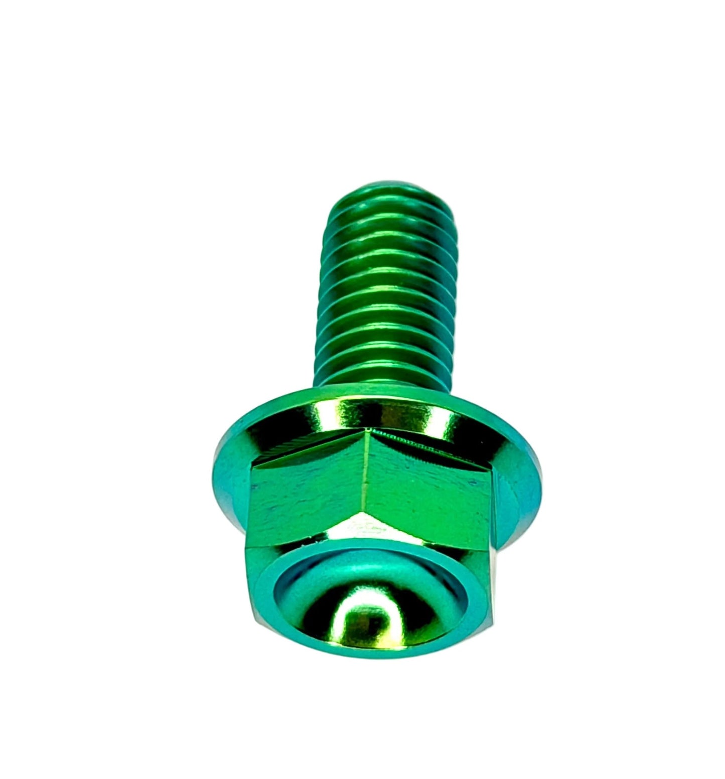 Titanium M8x1.25x18mm Hex Flange Bolt (Aerospace Grade)