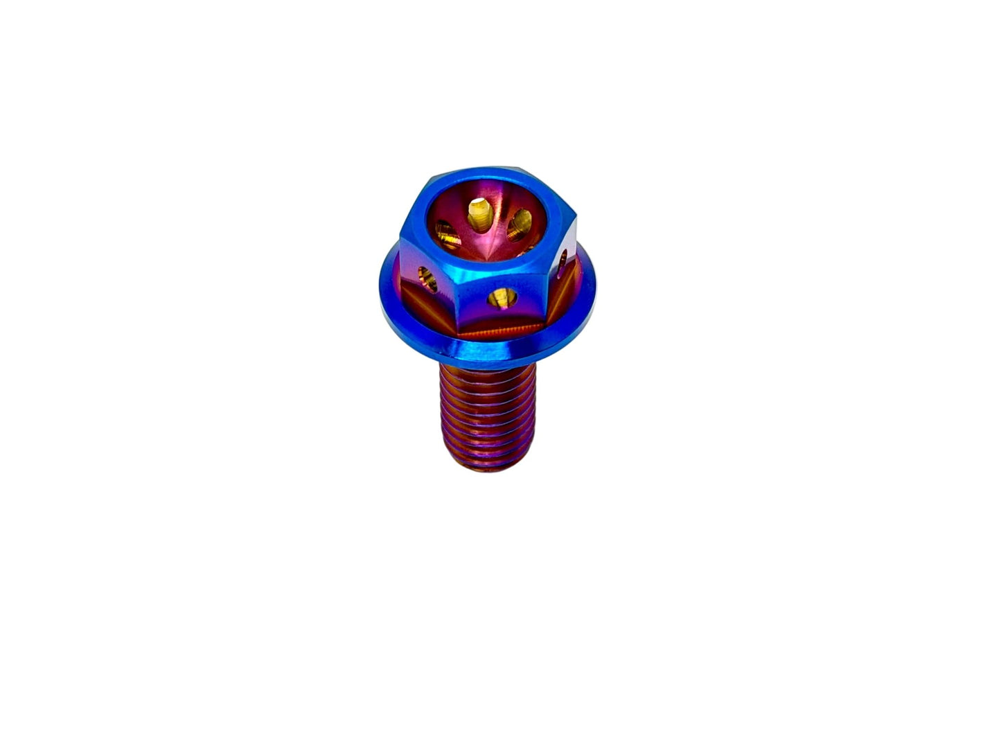 Titanium M8x1.25x18mm Hex Flange Bolt (Aerospace Grade)