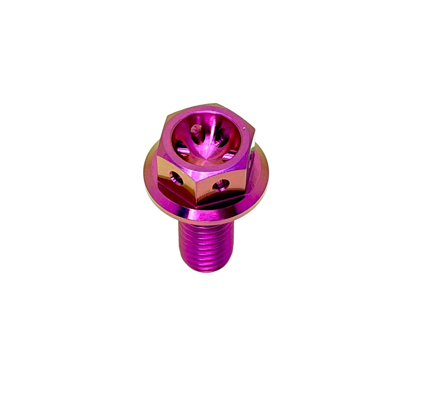 Titanium M8x1.25x18mm Hex Flange Bolt (Aerospace Grade)