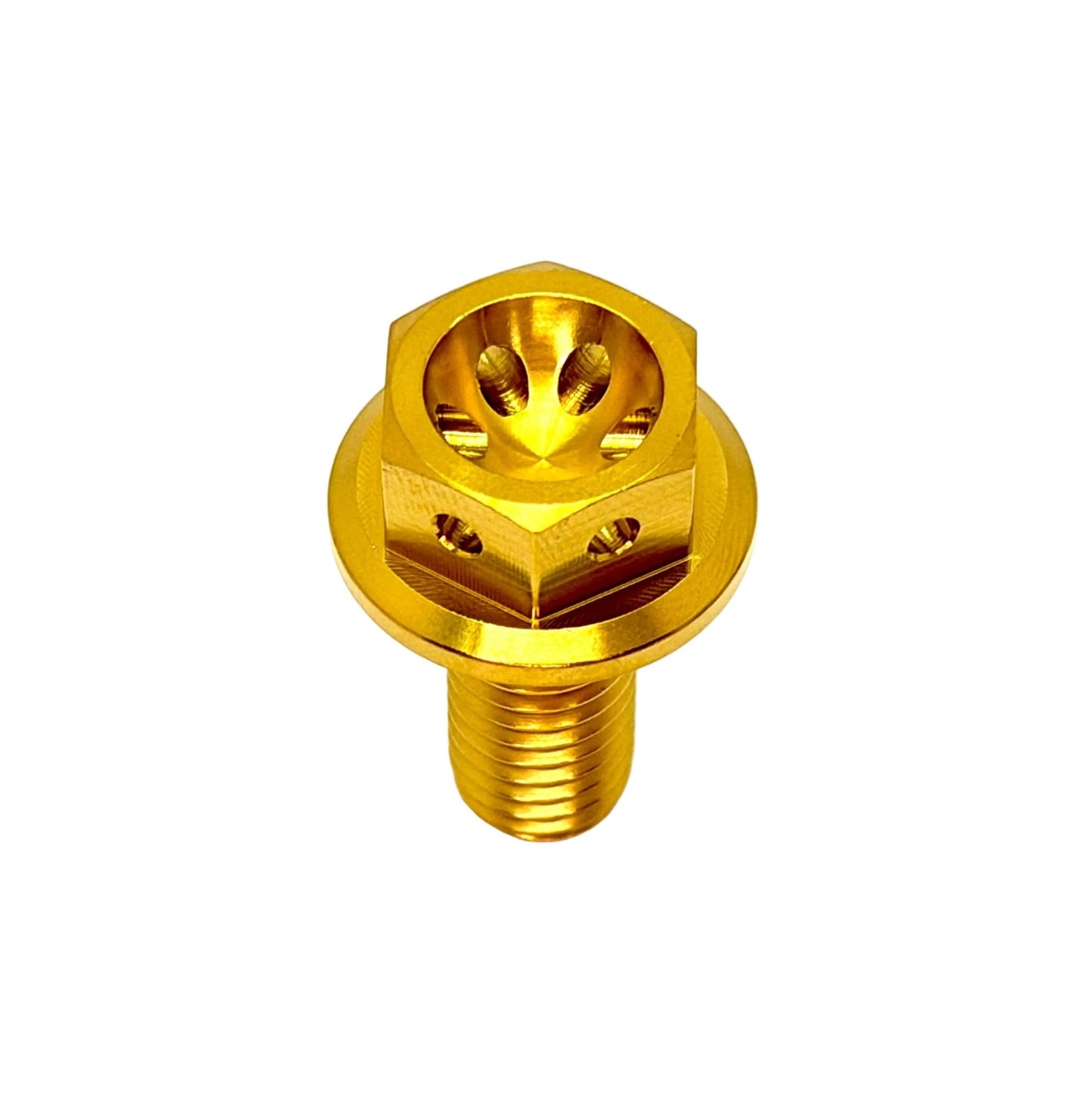 Titanium M8x1.25x18mm Hex Flange Bolt (Aerospace Grade)