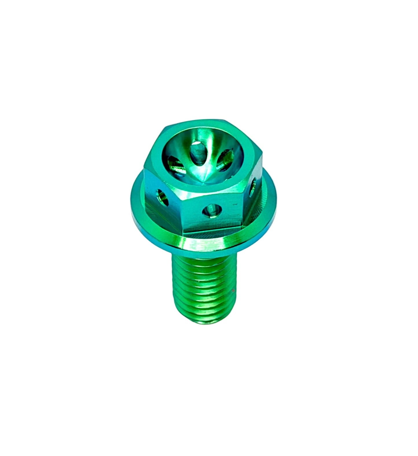 Titanium M8x1.25x18mm Hex Flange Bolt (Aerospace Grade)