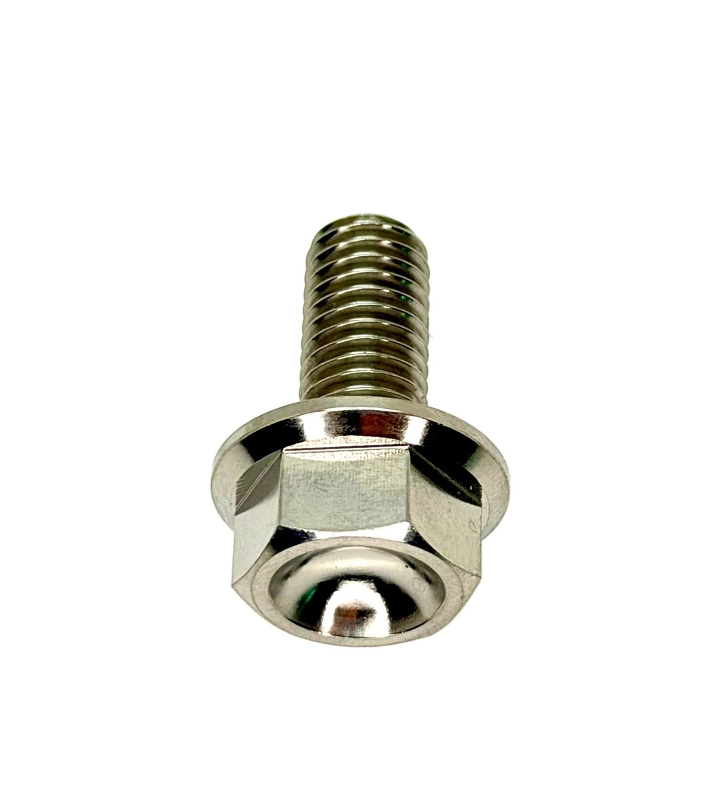 Titanium M8x1.25x18mm Hex Flange Bolt (Aerospace Grade)