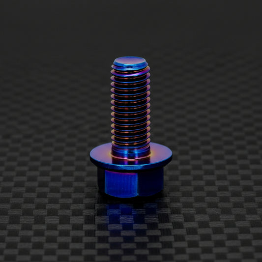 Titanium M8x1.25x20mm Hex Flange Bolt (Aerospace Grade)