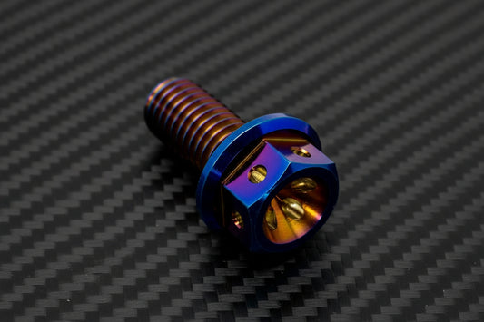 Titanium M8x1.25x20mm Hex Flange Bolt (Aerospace Grade)