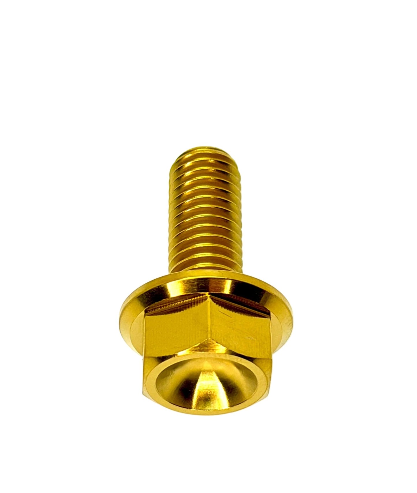 Titanium M8x1.25x20mm Hex Flange Bolt (Aerospace Grade)