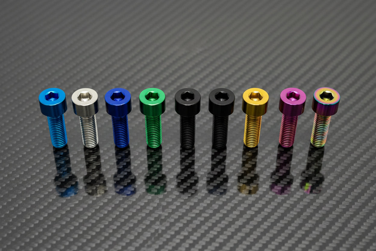 Titanium M8x1.25x25mm Socket Head Bolt (Aerospace Grade)