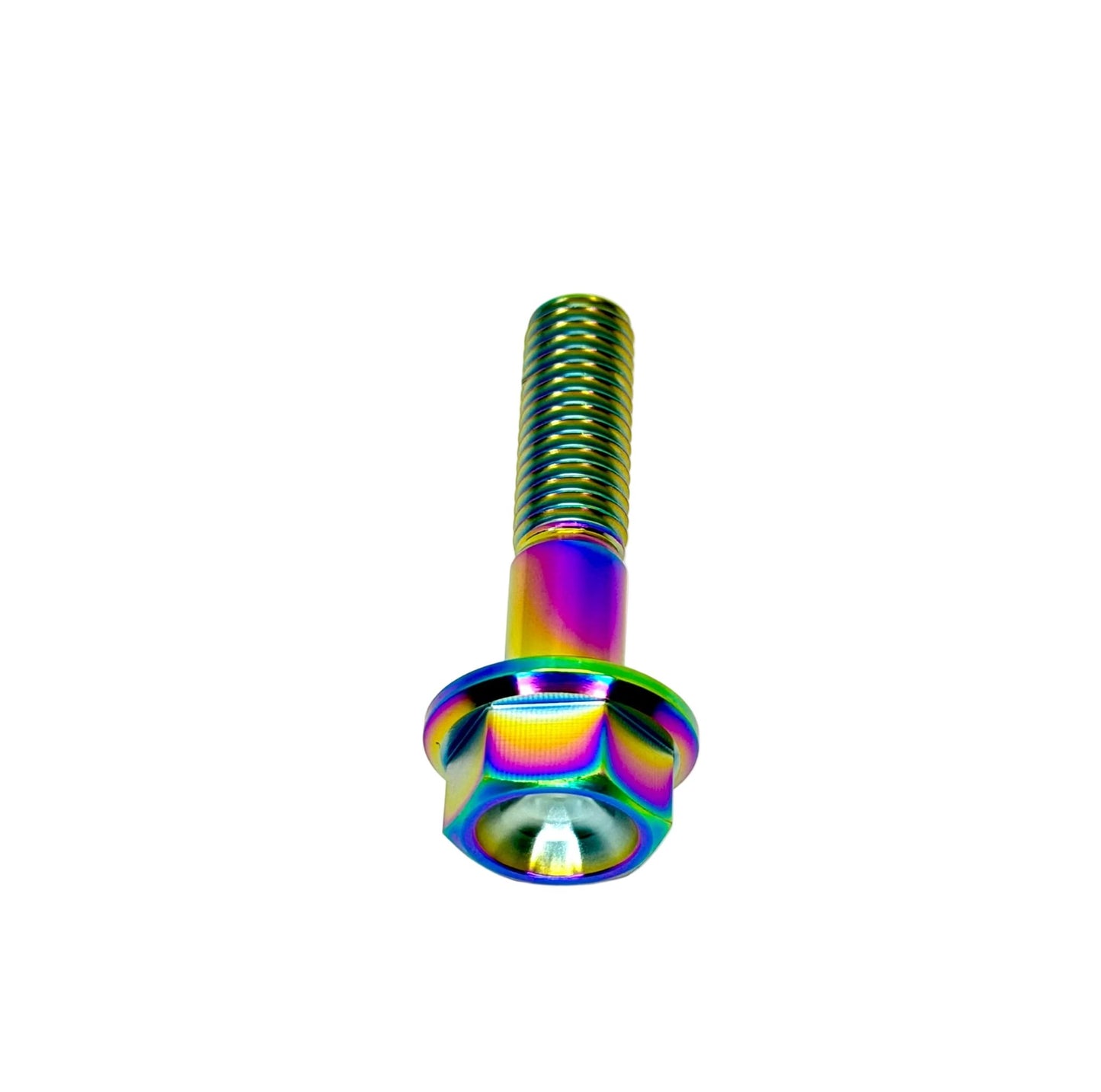 Titanium M8x1.25x35mm Hex Flange Bolt (Aerospace Grade)