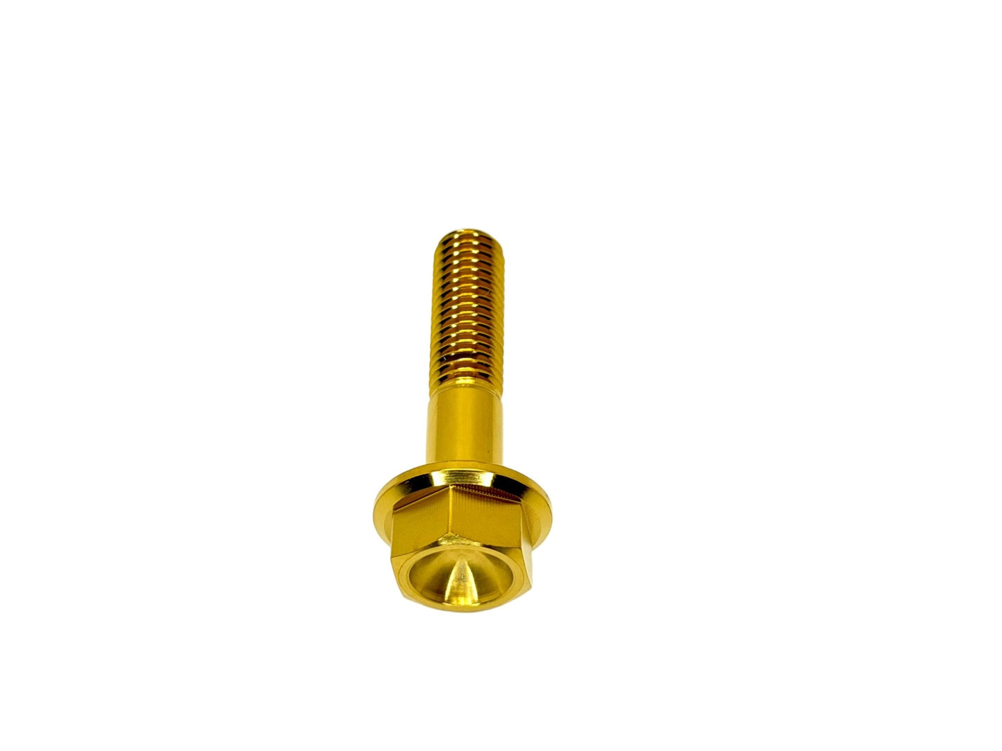 Titanium M8x1.25x35mm Hex Flange Bolt (Aerospace Grade)
