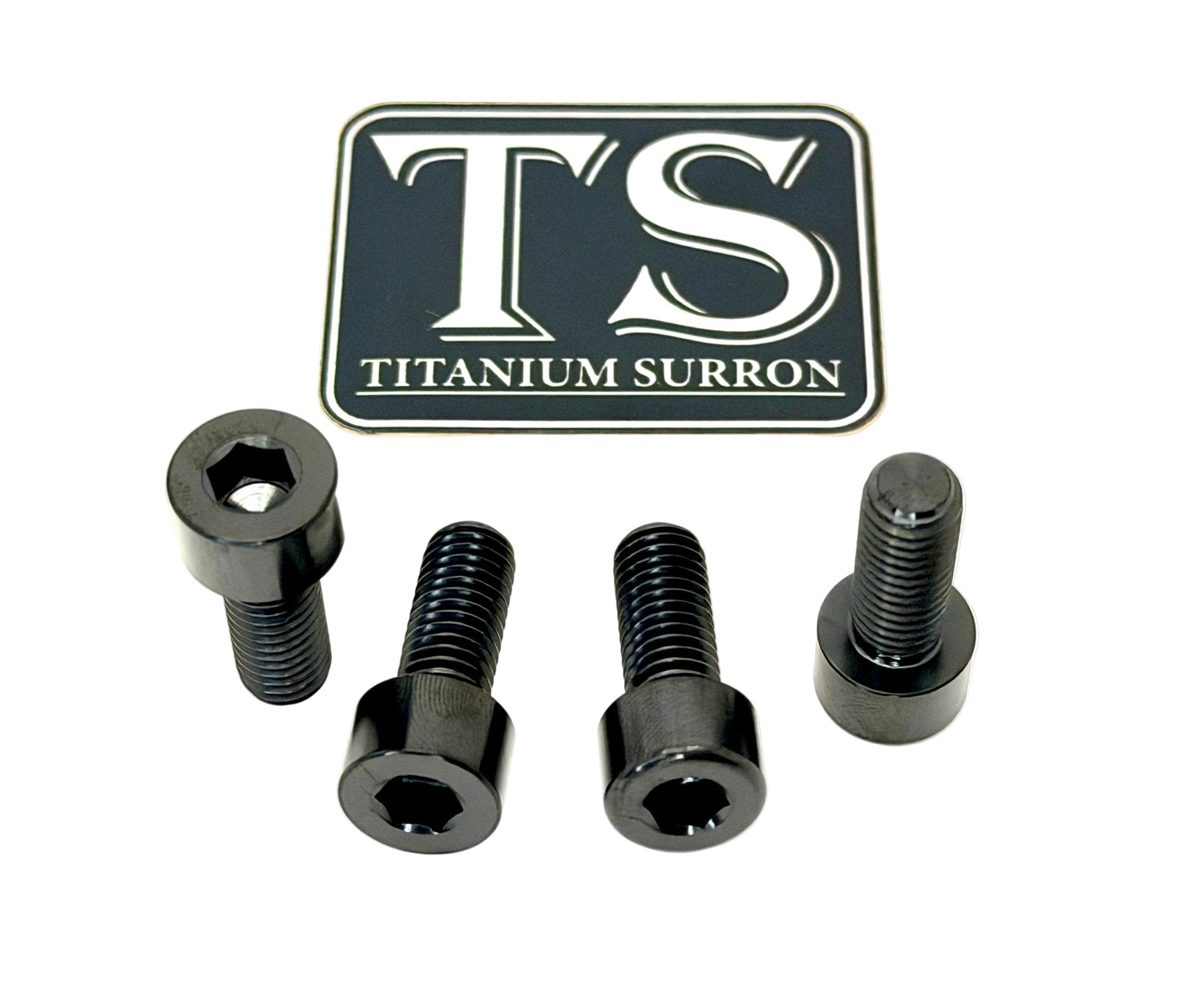 Titanium Peg Bracket Bolts - E-Moto | Grade 5 Ti – 4pc – Titanium