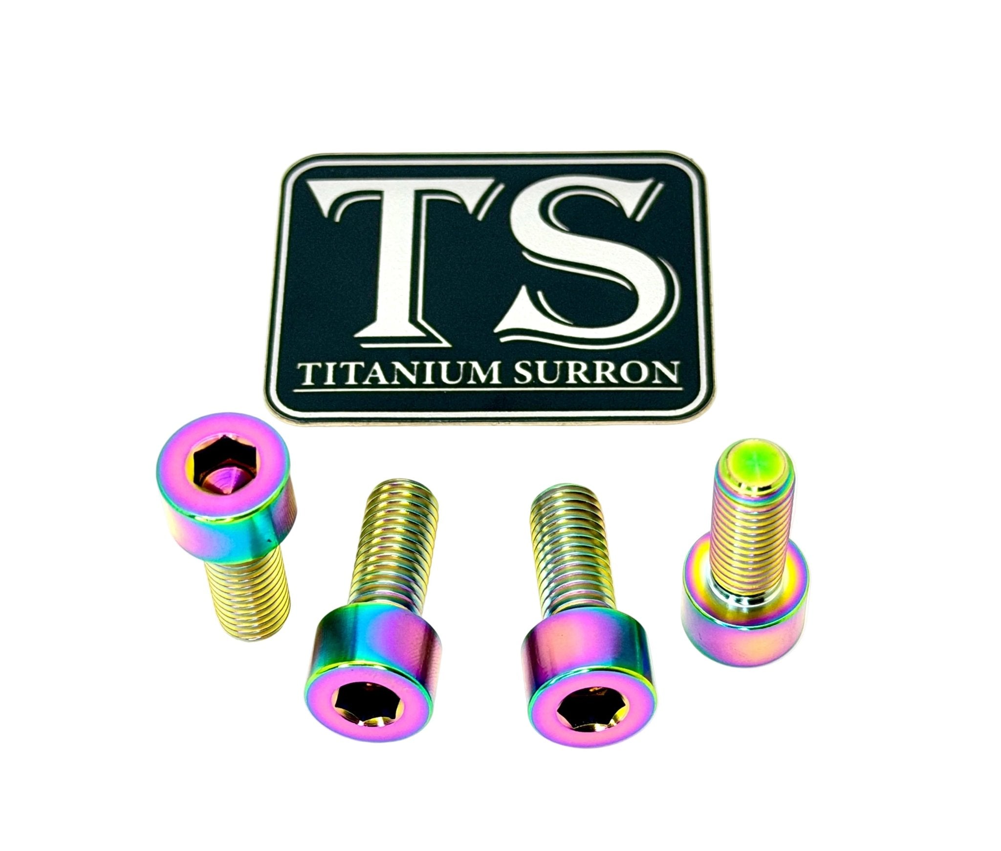 Titanium Peg Bracket Bolts - E-Moto | Grade 5 Ti – 4pc – Titanium