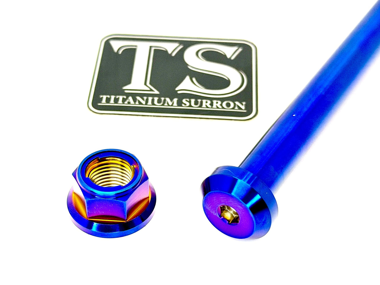 Titanium Rear Axle/ Nut - E - Ride Pro (all models)