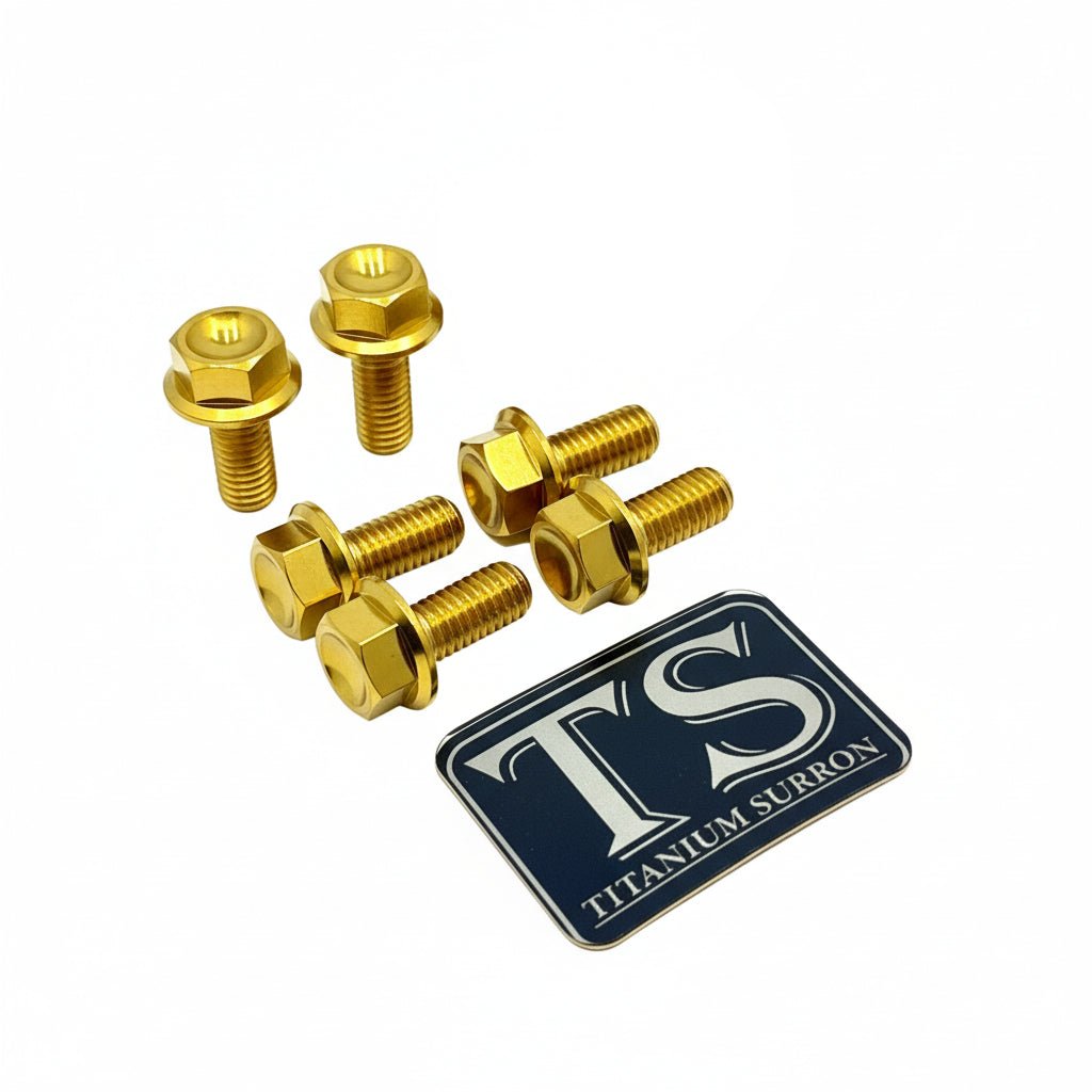 Titanium Rear Sprocket Bolts - E - Moto