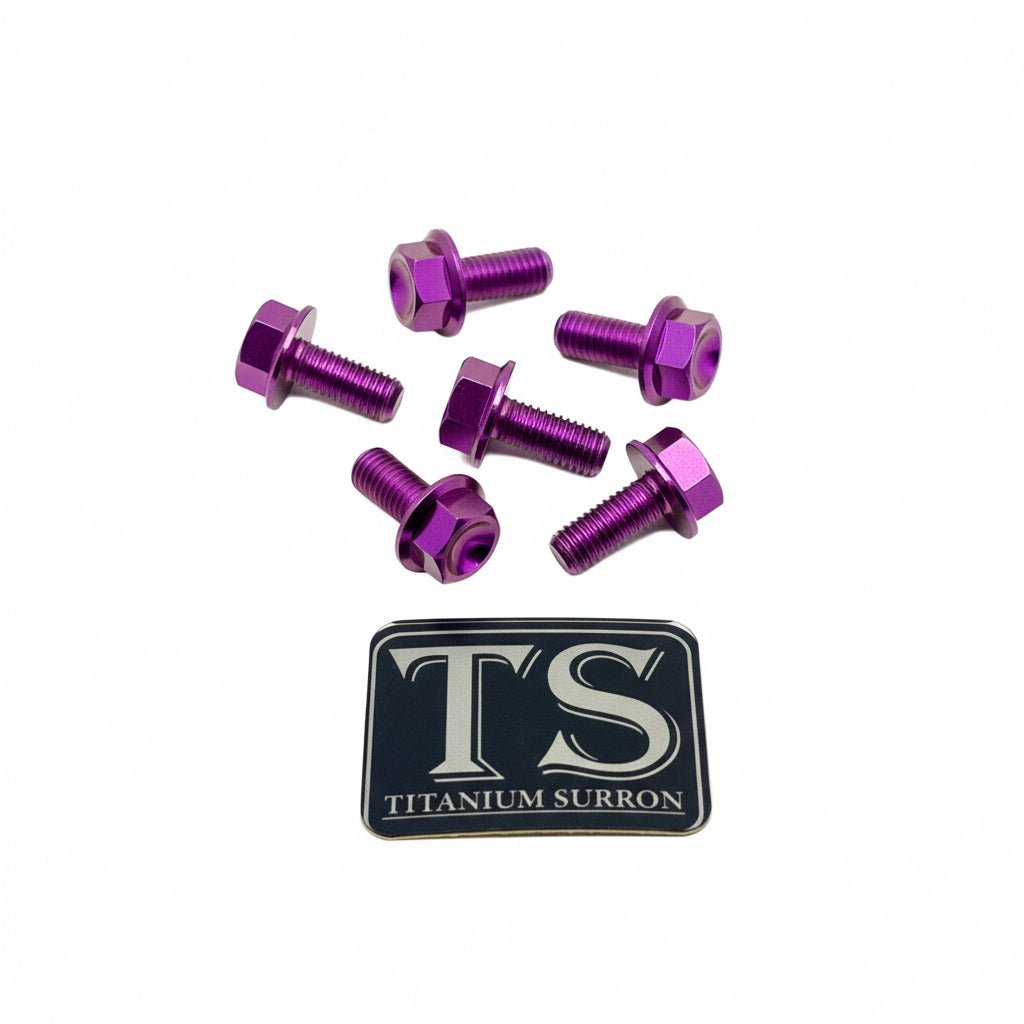Titanium Rear Sprocket Bolts - E - Moto