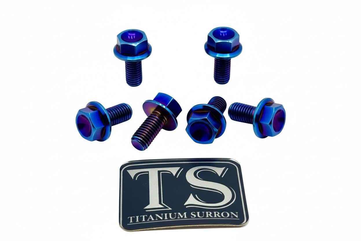 Titanium Rear Sprocket Bolts - E - Moto