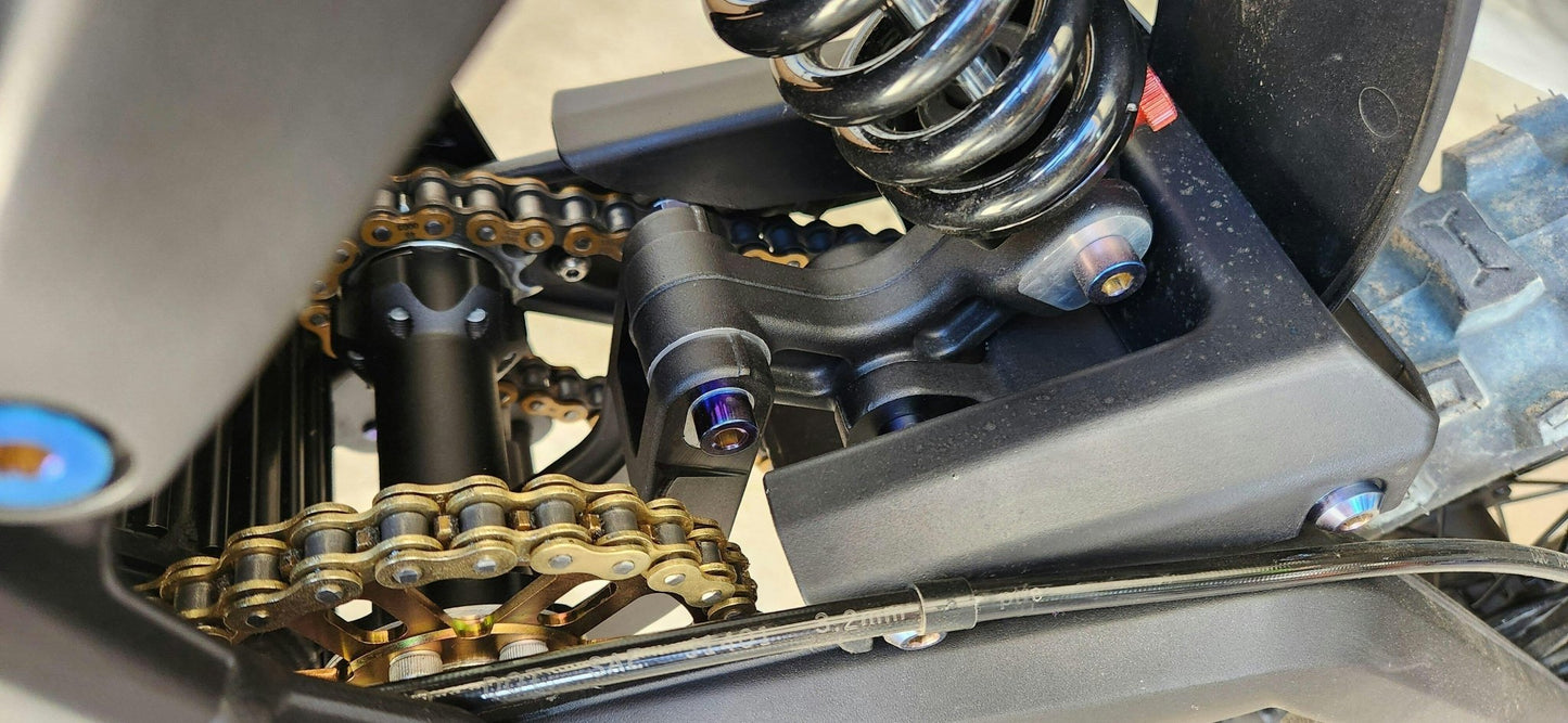 Titanium Rear Suspension/ Linkage Bolt Kit for E - Ride Pro (8 pcs)