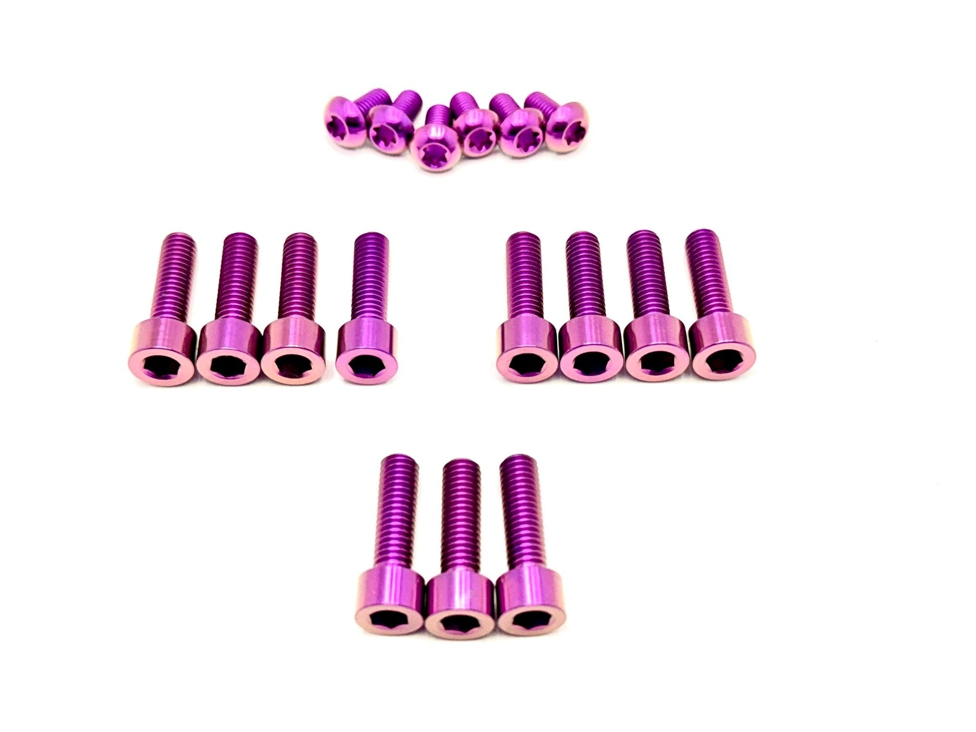 Titanium RFloXa Hawk 31 Pro and Max Fork Bolt Kits (21 pcs)