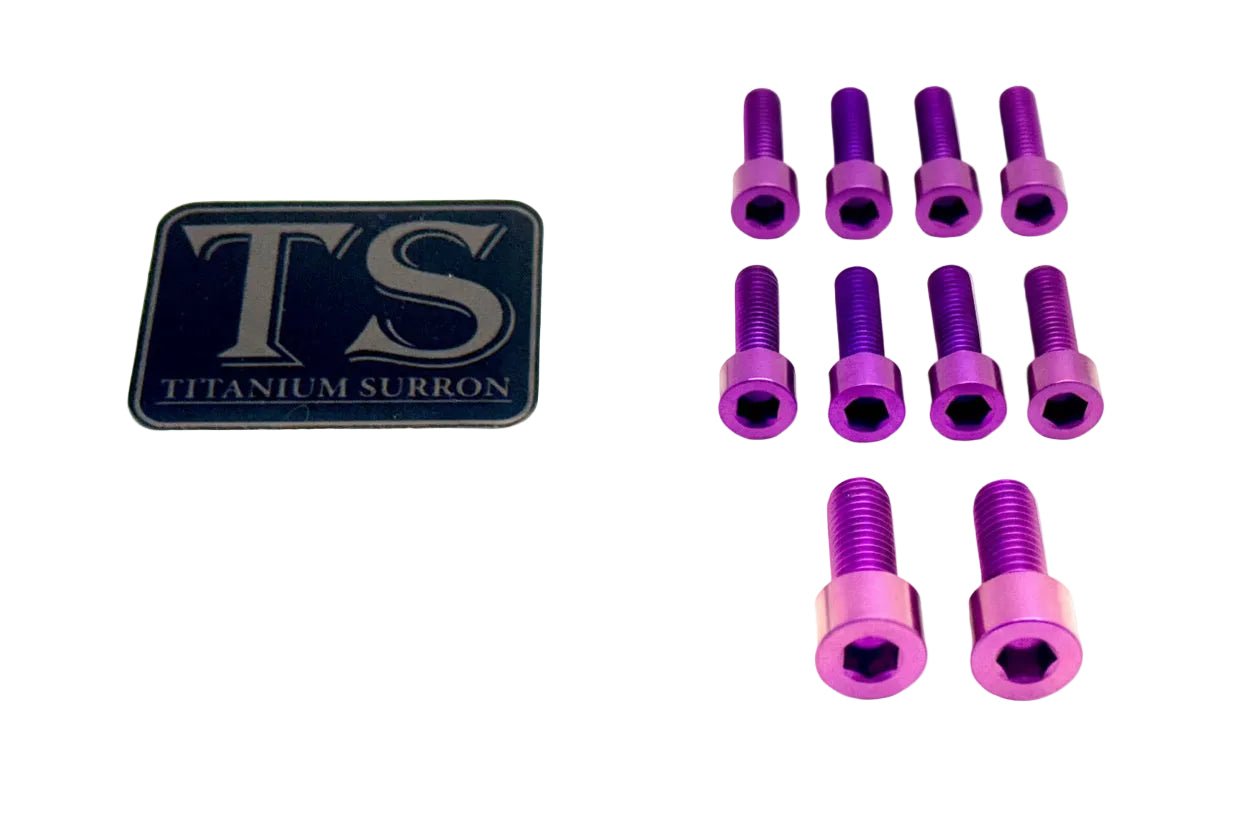 Titanium Stem/ Handlebar Mount Bolts - E - moto