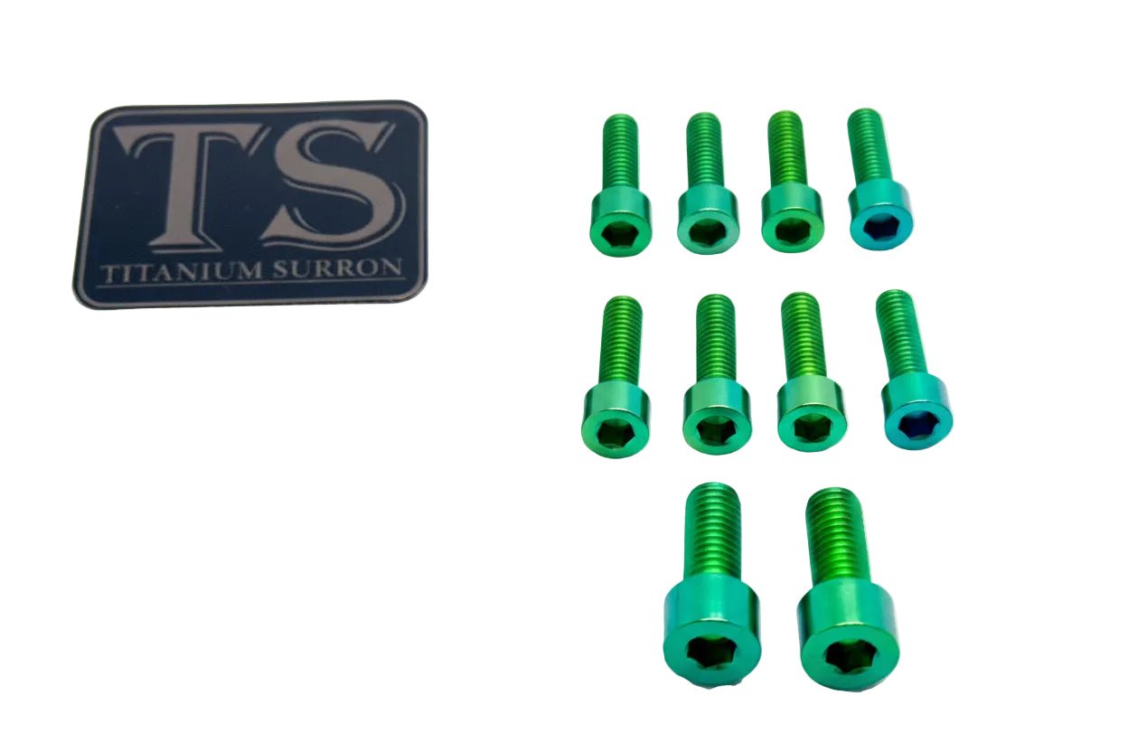 Titanium Stem/ Handlebar Mount Bolts - E - moto