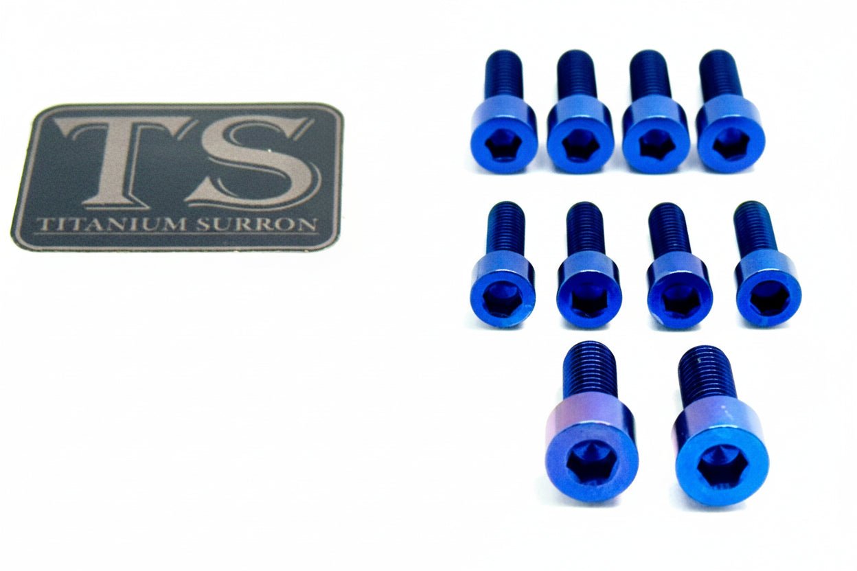 Titanium Stem/ Handlebar Mount Bolts - E - moto