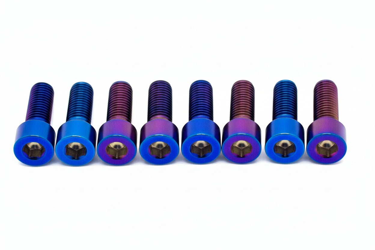Titanium Stem/ Handlebar Mount Bolts - E - moto