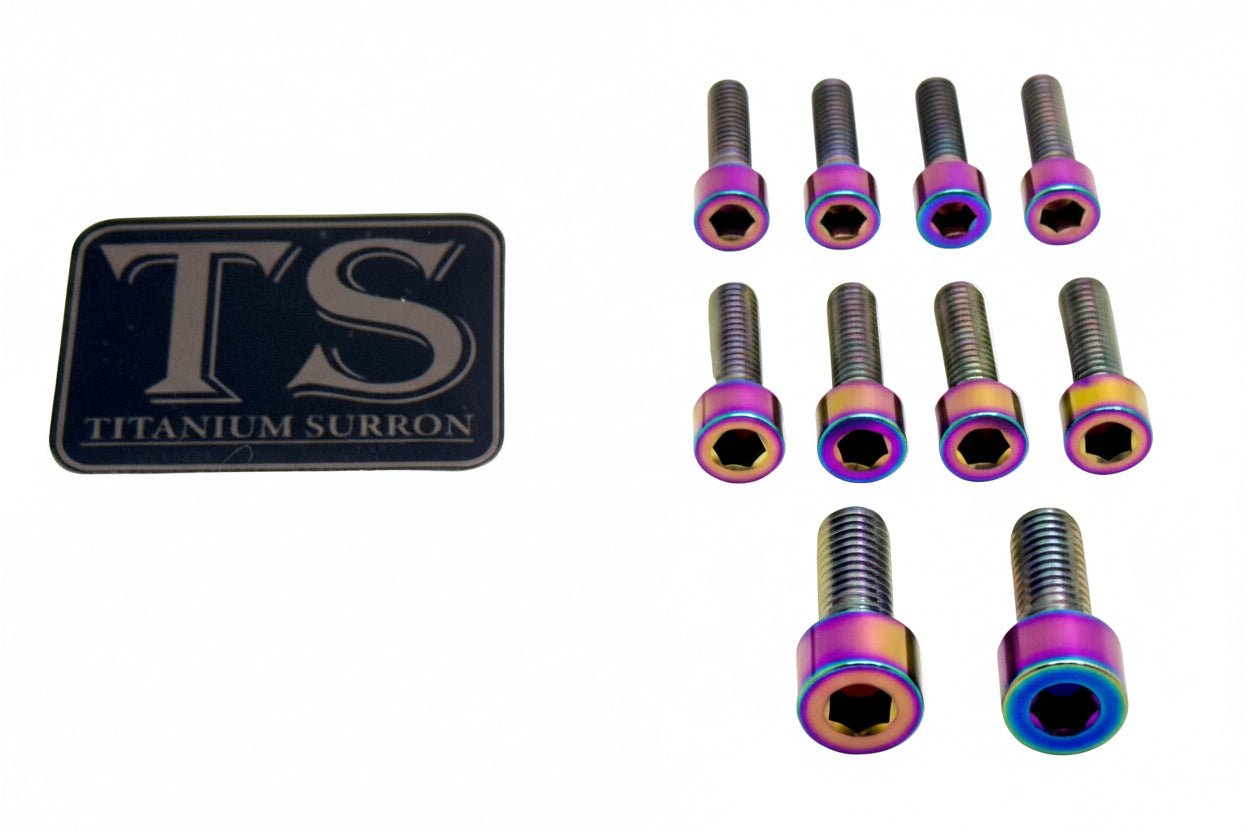 Titanium Stem/ Handlebar Mount Bolts - E - moto