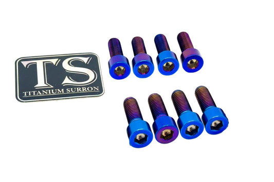 Titanium Stem/ Handlebar Mount Bolts - E - moto