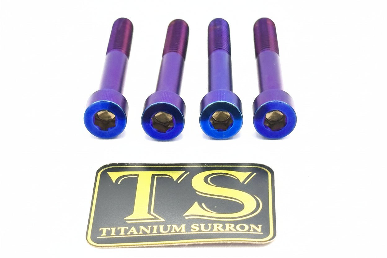 Titanium Stem/ Handlebar Mount Bolts - E - moto