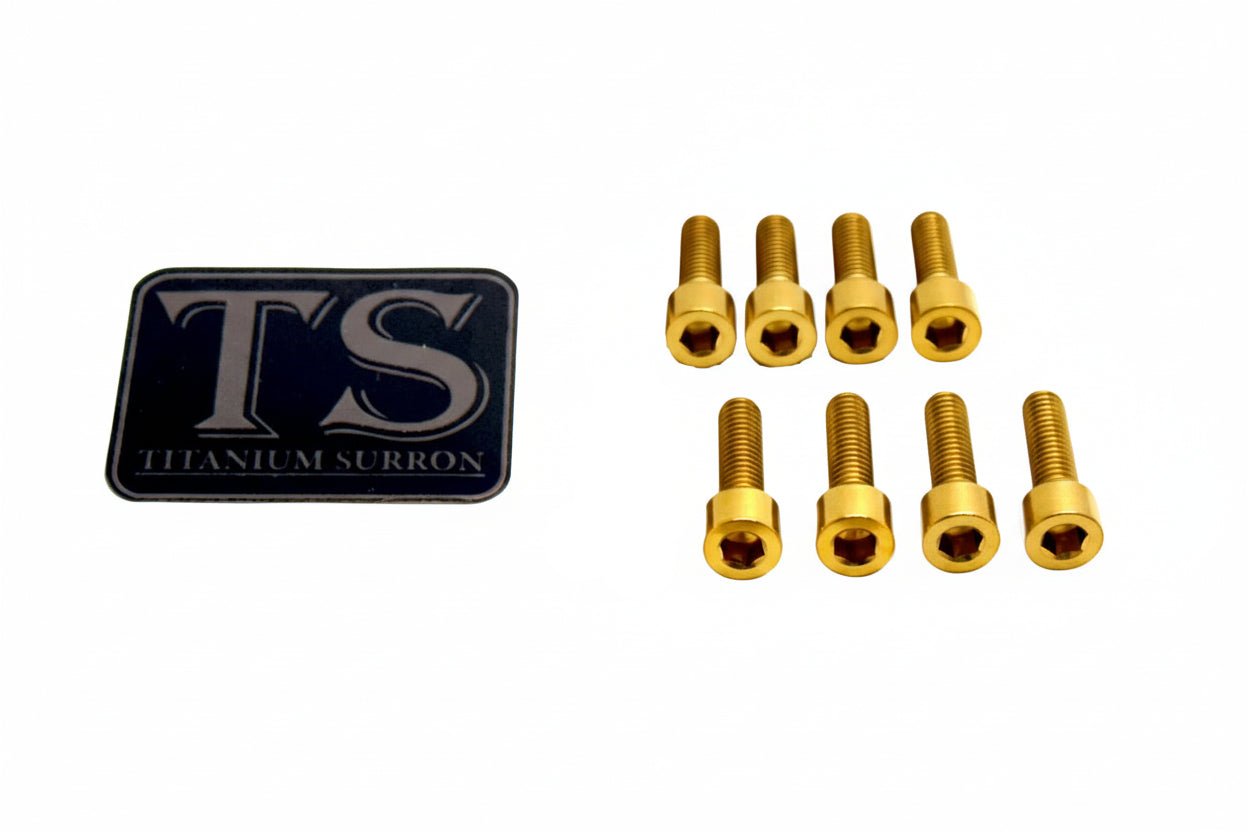 Titanium Stem/ Handlebar Mount Bolts - E - moto