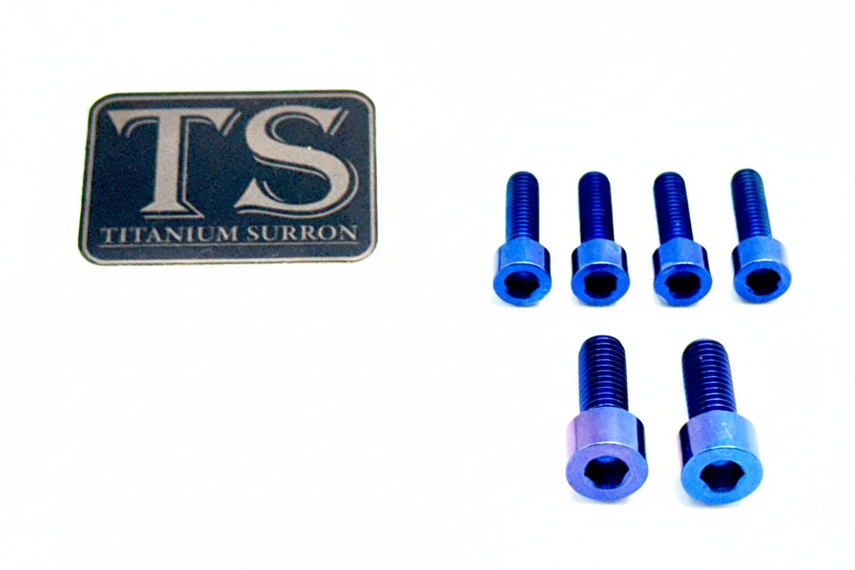 Titanium Stem/ Handlebar Mount Bolts - E - moto