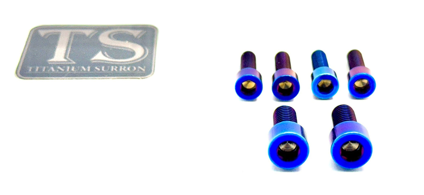 Titanium Stem/ Handlebar Mount Bolts - E - moto