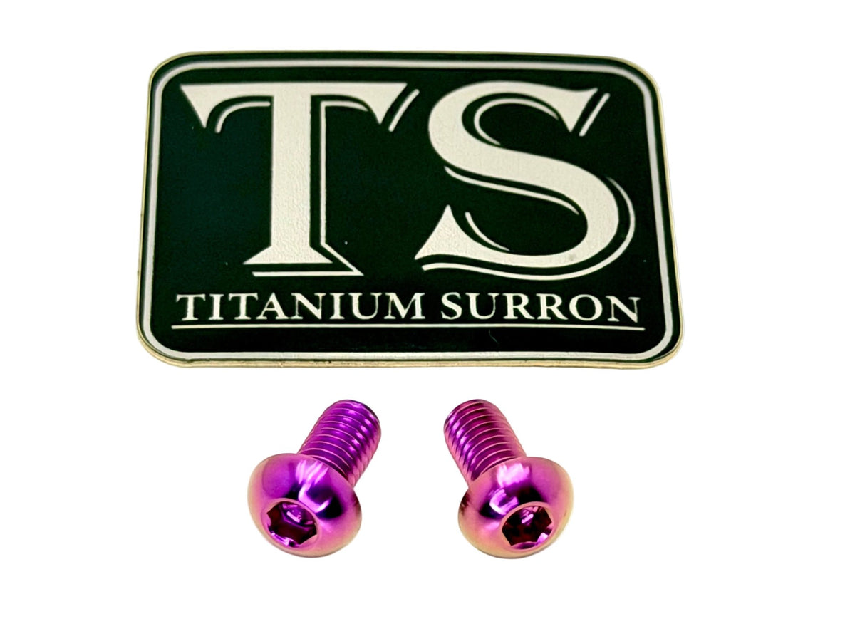 Titanium Surron LBX M6 Ignition Cover Bolts