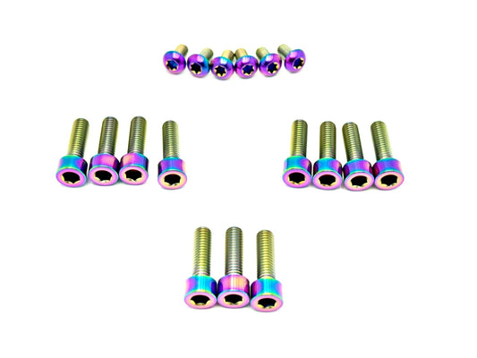 Tech Suspension by Formula custom titanium bolt kits. 