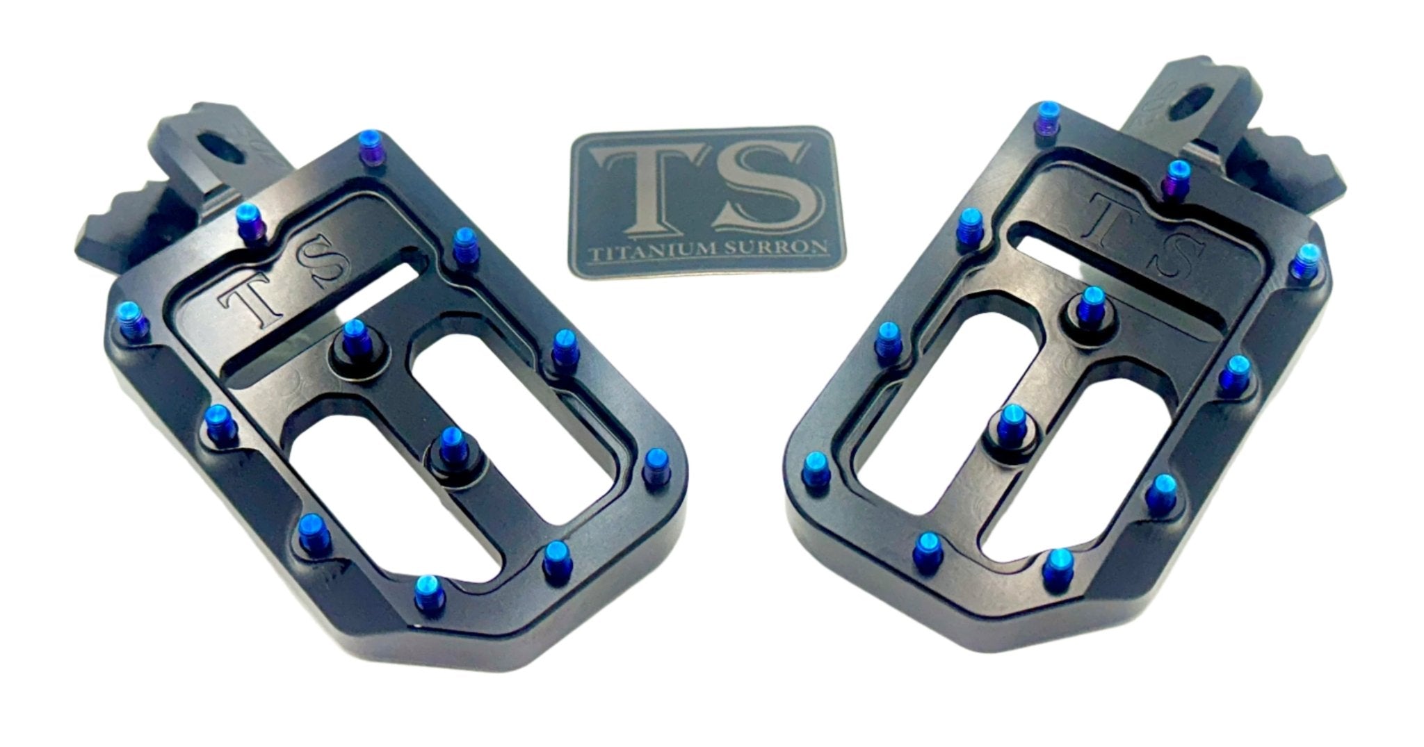 Lord Grip ロードグリップ　T-389 TS Custom Foot Pegs Featuring Titanium Grips for E-moto