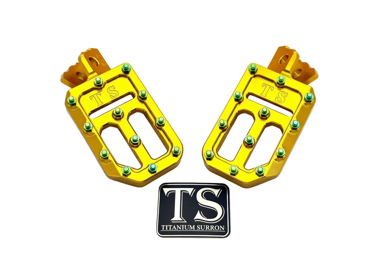 TS Custom Foot Pegs w/ Titanium Grips for Talaria and Altis