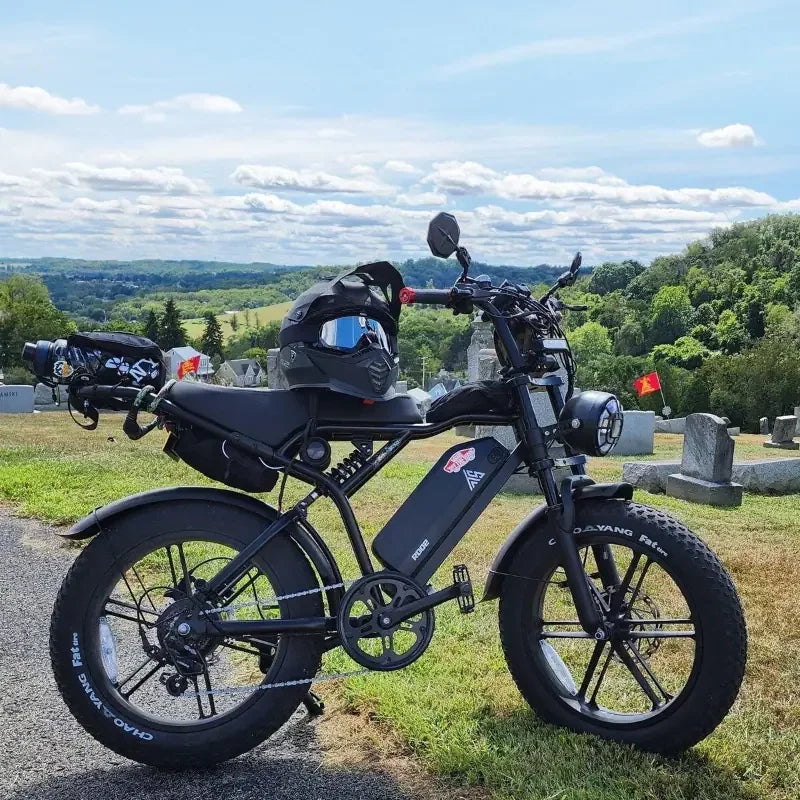 TST R002 20'' 1500W Full Suspension Moped-style Electric Bike