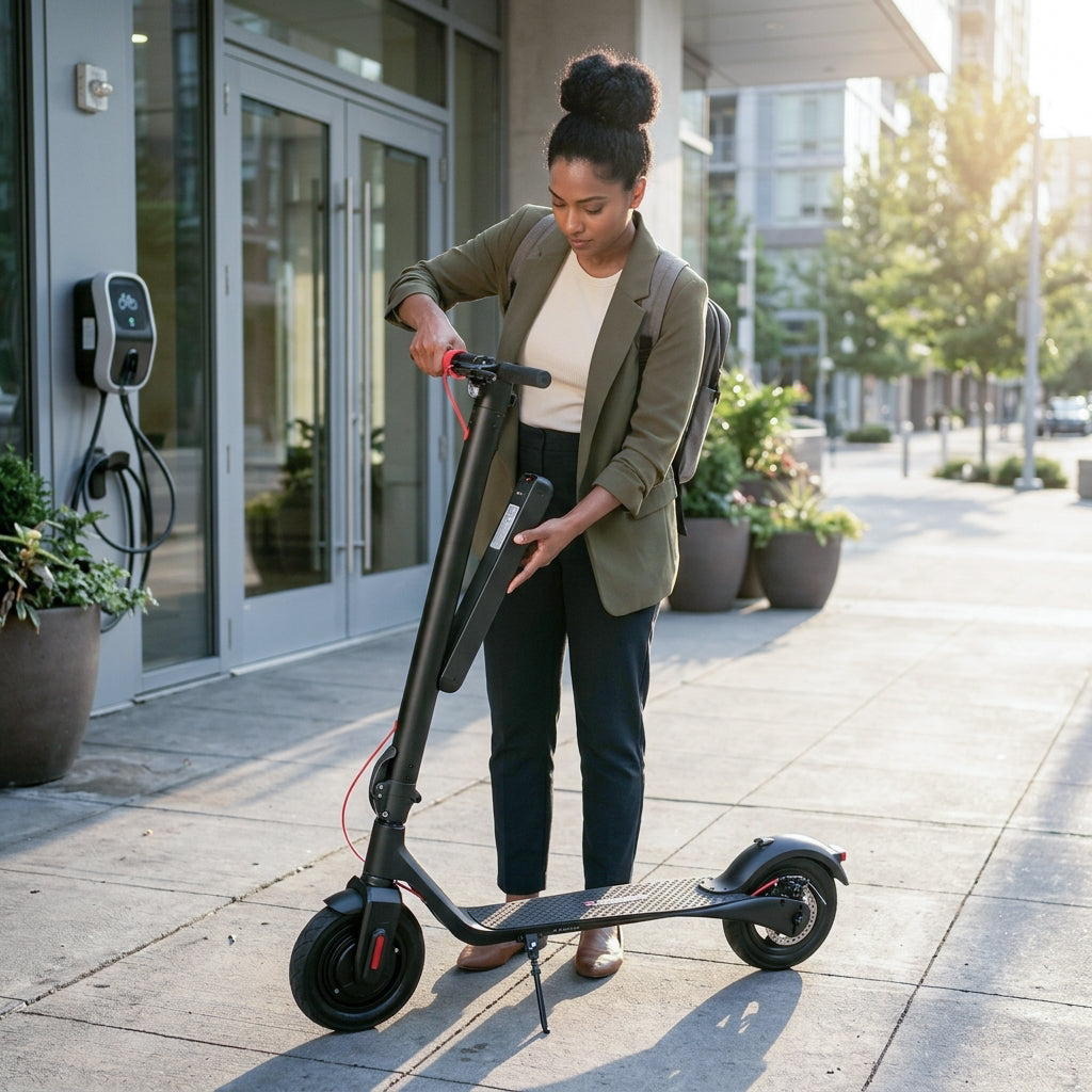TurboAnt X7 Max Folding Electric Scooter – 32 Mile Range, 20 MPH